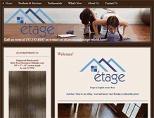 Tablet Screenshot of etage-wood.com